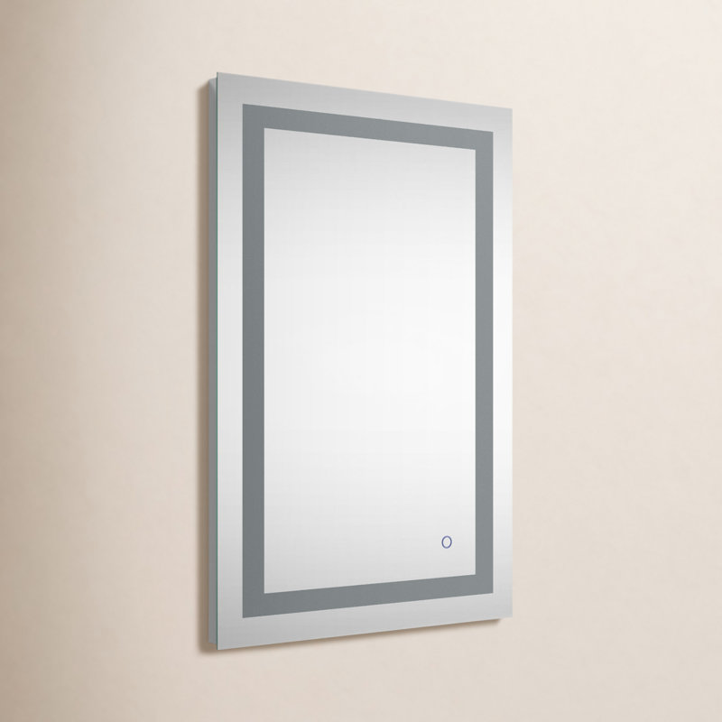 Scoles Flat Wall Mirror, 36" x 20"