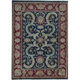 Hand Woven Wool Floral Area Rug