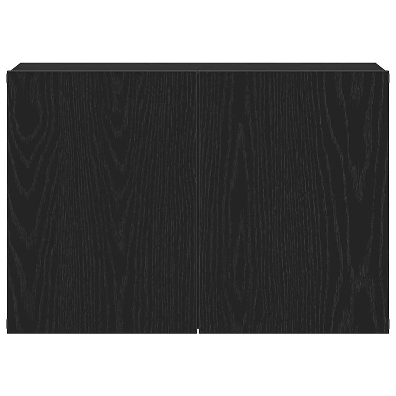 TV Cabinet Black Oak Engineered Wood, 41cm H x 60cm L x 30cm W