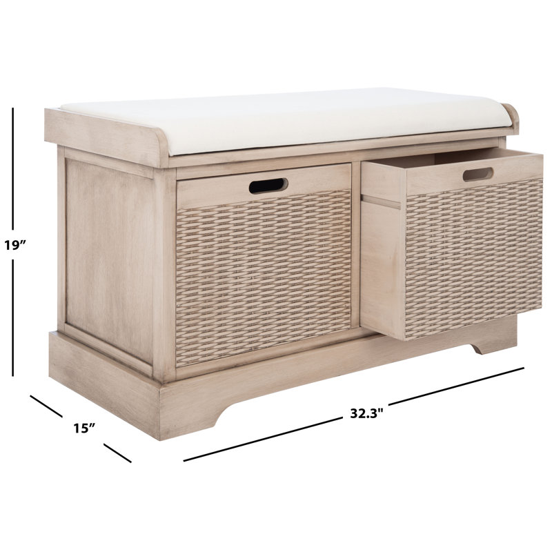Fotina Storage Bench Combo, Sand