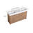 Blossom-Rae 60'' Double Bathroom Vanities with Resin Tops