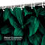 Rideau de douche avec 12 crochets Fresh Green-1015523521