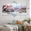«China Art Spring Blossom I», ensemble d'art mural en porcelaine