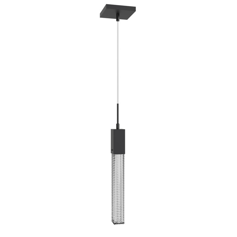 Boa Collection 1 Light Studded Glass Pendant