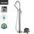 Floor Mount Bathtub Faucet,Freestanding Tub Faucet Filler with Handheld Shower-85899932