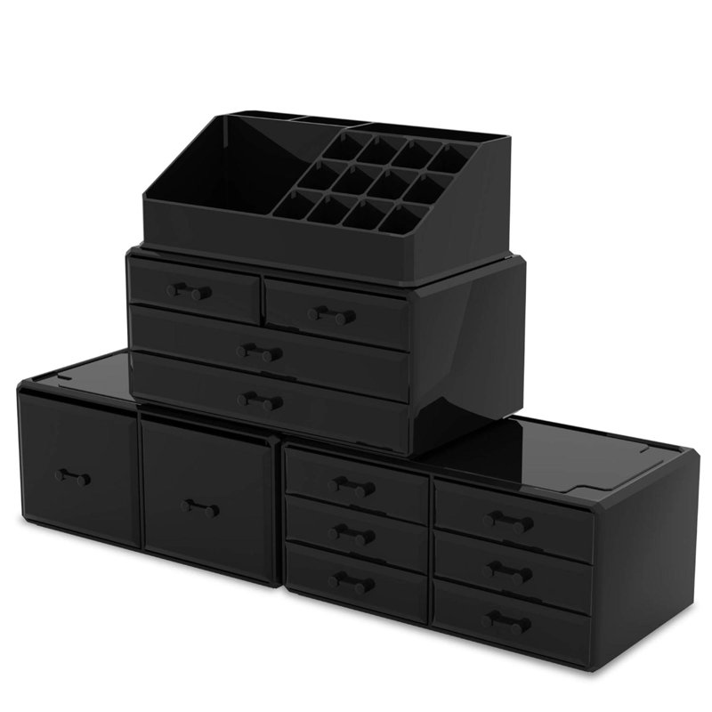 Organisateur de maquillage Derrico, Noir