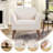 32.2" Wide Transitional Upholstered Solid  Wood Arm Accent Chair-124928729
