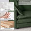 Canapé d'angle modulaire surdimensionné 4 places en chenille en forme de U avec 2 poufs, canapé double-198332144