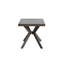 Table en aluminium coulé