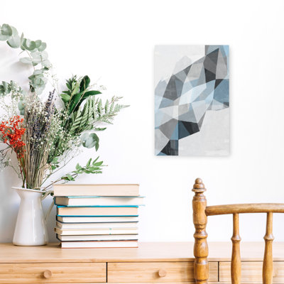 Geometric Ice Formations I by PI Studio - Wrapped Canvas Print