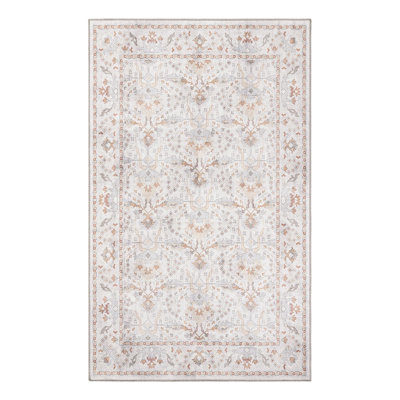 Lurene Performance Chenille Floral Indoor Rug