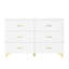 Commode de salon moderne à six tiroirs, armoire de salon