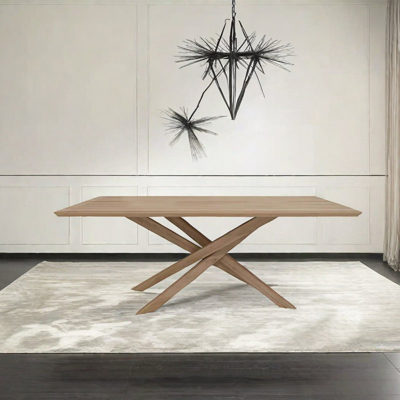 Maurilia Rectangular Dining Table, 35.43" W x 86.61" L