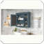 Armoire à pharmacie murale avec miroir et 3 tablettes ouvertes-842010832