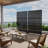 Square-Black Pattern Metal Privacy Screen Wall