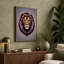 Regal Lion Modern 1 Piece Wrapped Canvas Wall Art-1801289028-1801289034