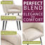 80cm Rectangular Dining Set with Upholstered Chairs-1157873944-1157873957-1157873959