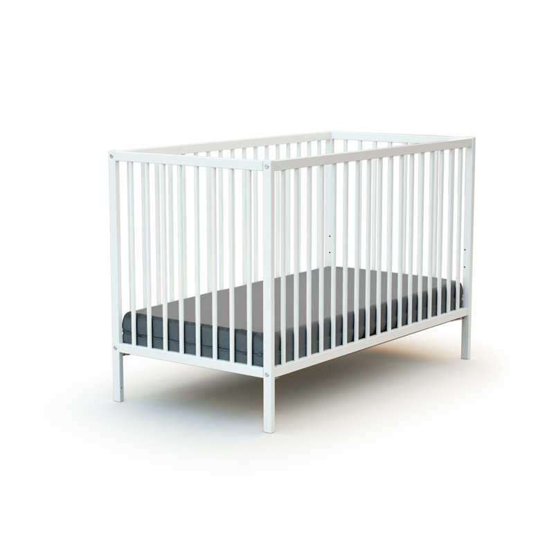 Stacie Cot Bed, White/Grey