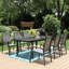 Fauteuil de patio empilable en aluminium Leonard-1852351532