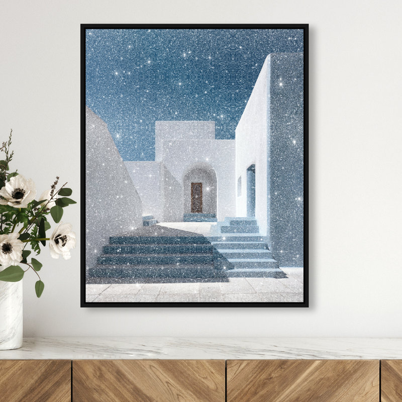 Monolithic Archway Print by Oliver Gal, 25"H x 21"W, Black Floater Frame
