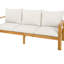 Ensemble de canapé modulaire d'extérieur 5 pièces en acacia