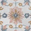 Tapis ivoire / bleu / rose en laine touffeté à la main Floral-67133322