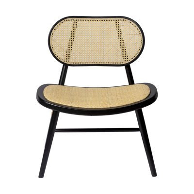 Chaise d'appoint en bois massif Millsap