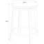 Ensemble de 2 tabourets pivotants avec structure en métal