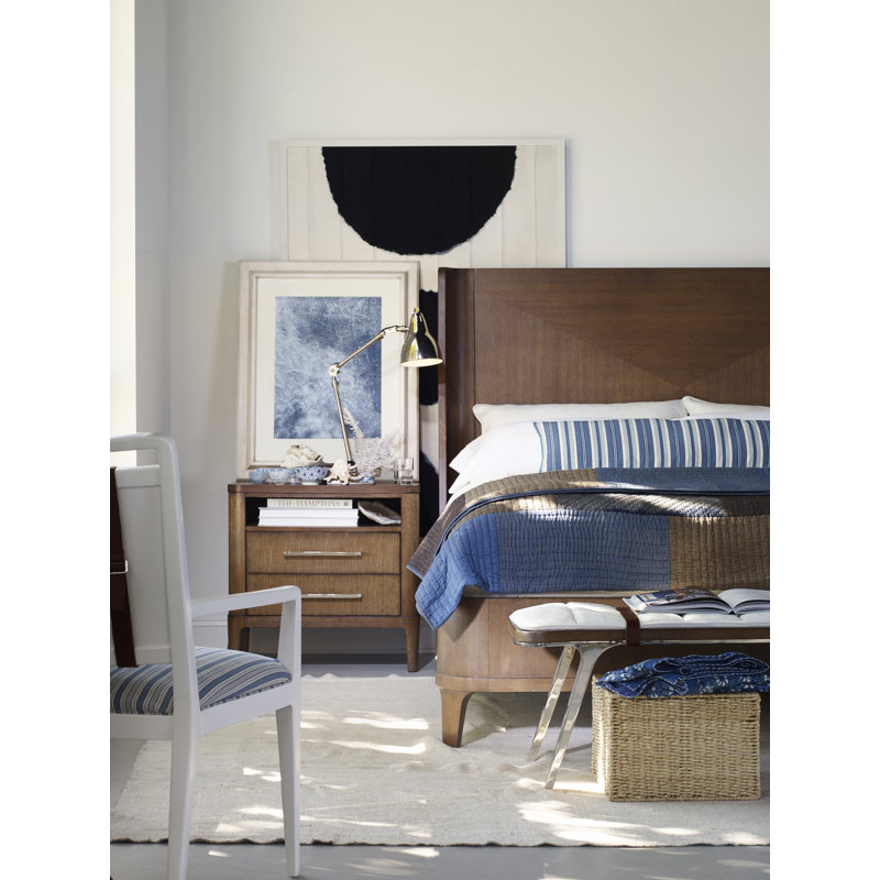 Bowery Place Upholstered Wingback Bed, King