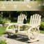 Banc de patio à 2 places avec pieds en forme de roue de chariot, table haute et parasol, bois de sapin, couleur bois naturel, l 60,6 po x P 25,6 po H 40,2 po, conception à lattes pour garder au sec