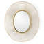 Luton Oval Metal Beveled Wall Mirror