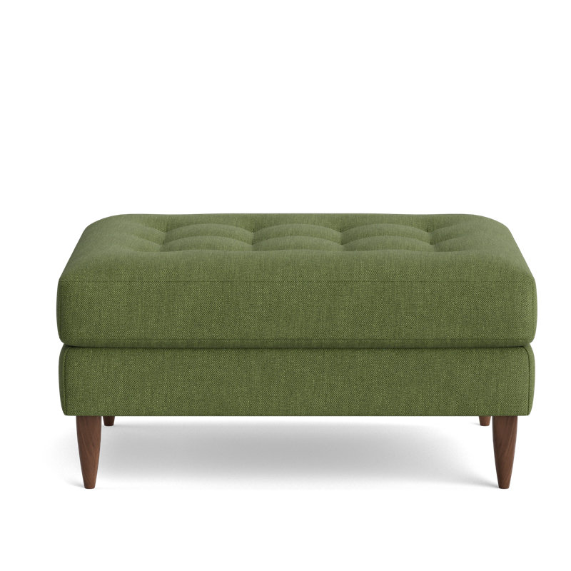 MCM Ottoman, Performance Weave - Basil
