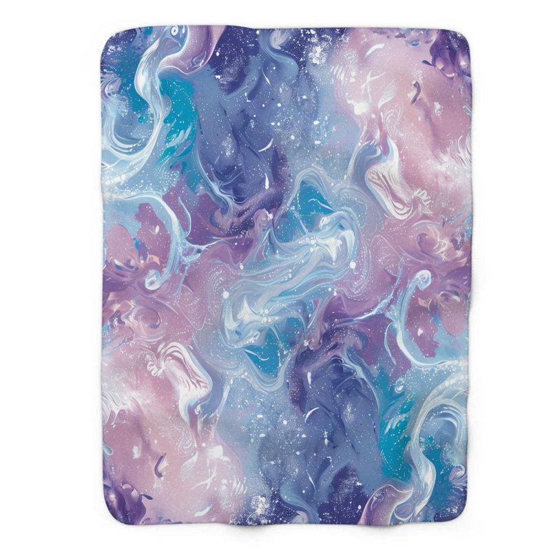 Atmospher Tranquil Ethereal - Couverture Sherpa de qualité supérieure 1 pièce, Lit simple