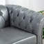 Canapé Chesterfield à accoudoirs roulés 84,65 po