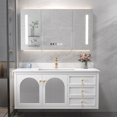 Armoire de salle de bain simple, moderne et légère