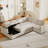 Destinymarie 116.5'' Corduroy Sleeper Sofa-797228718