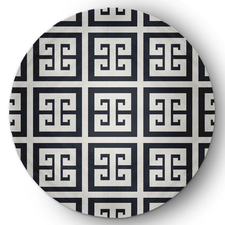 Subline Chenille Geometric Indoor Rug