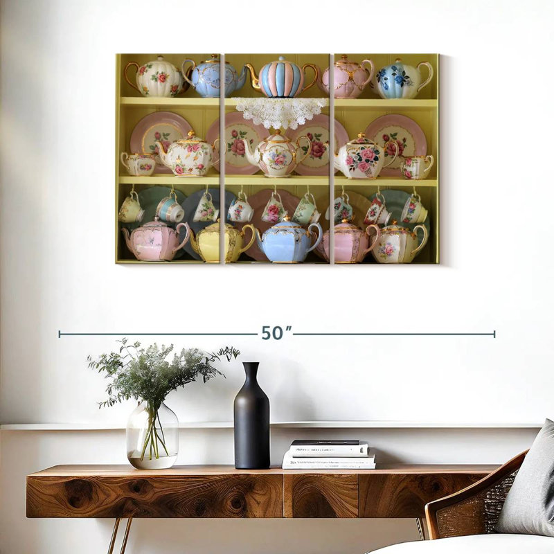 Senne Teaware Collection, 24" H x 38" W