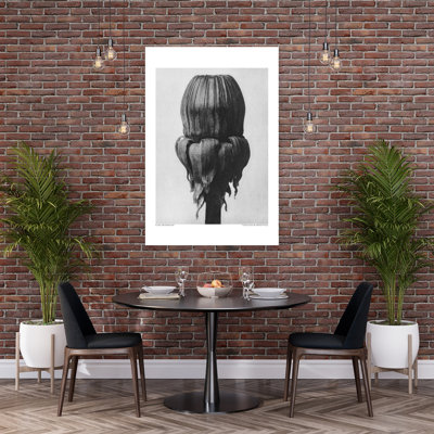 Taraxacum, plante rétro, reproduction d'art rétro, plante murale