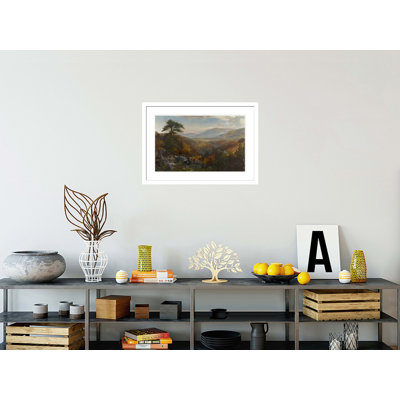 Valley of the Catawissa in Autumn by Thomas Moran - Framed Giclee Print