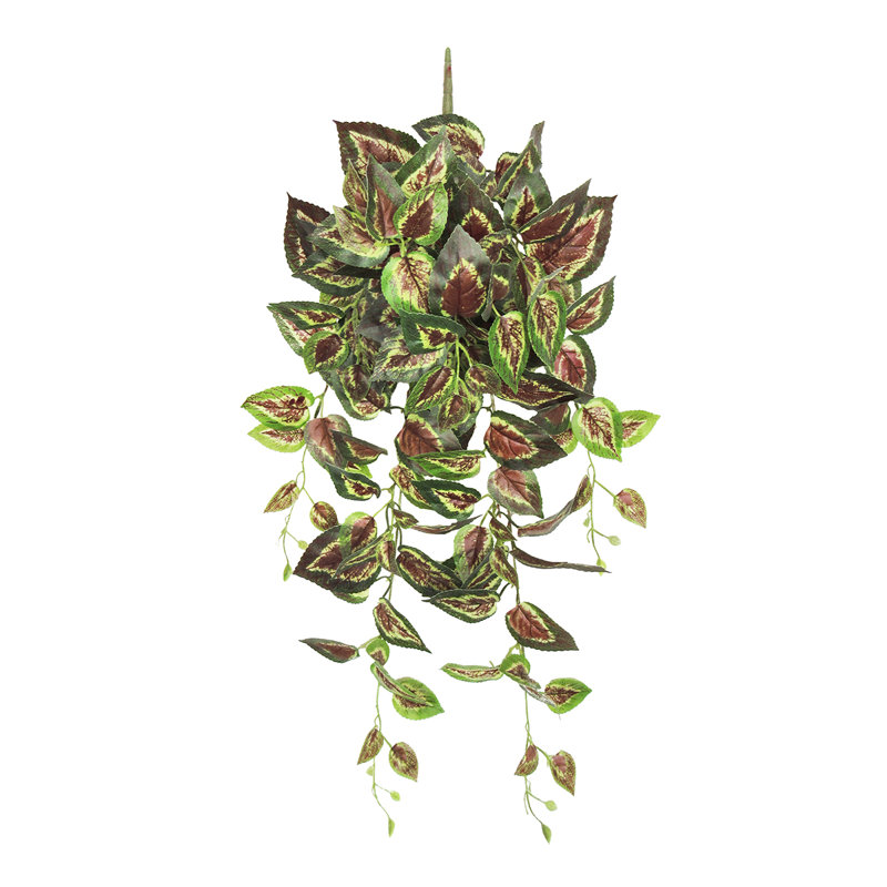 Lierre artificiel suspendu Coleus artificiel, H 32 po x l 12 po x P 6 po