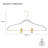 Simplify 6 Pack Velvet Hangers with Clips in Black-108822859