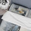 Ensemble de housse de couette gris et blanc Abstract Cityscape 2 - Abstract Collages-101240707