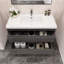 Ensemble de meuble-lavabo simple mural 42 po Azden-1973874685