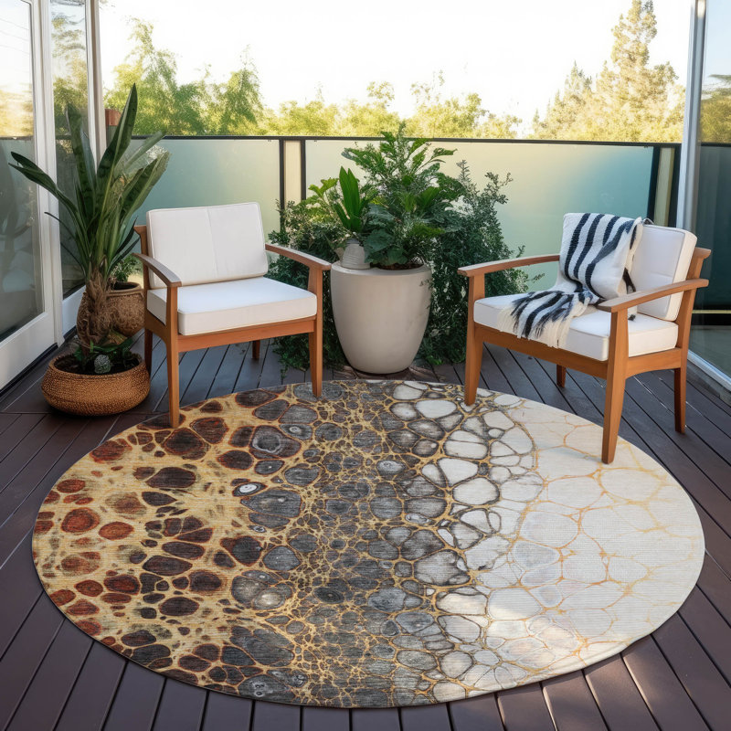  Emblyn Area Rug, Round 8'
