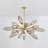 Cordoba Chandelier in Vintage Brass