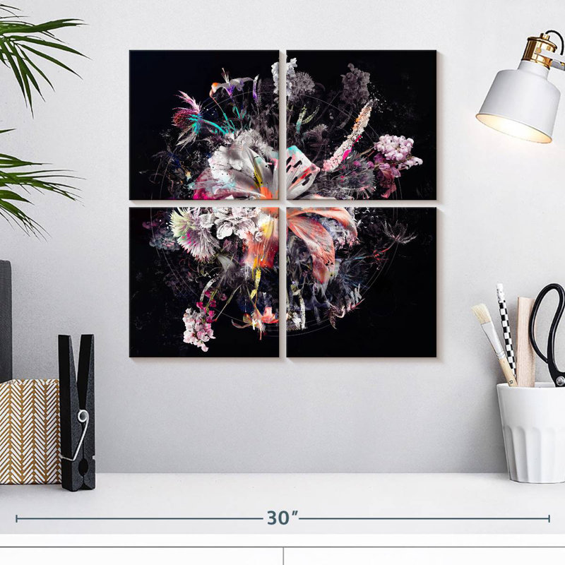 Harnek Bouquet VIII, H 18 po x l 18 po