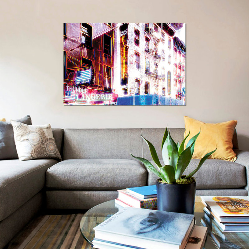 «US Hardware», reproduction d'impression sur toile, H 18 po x l 26 po x P 1,5 po, Toile avec cadre noir, Pas de tapis