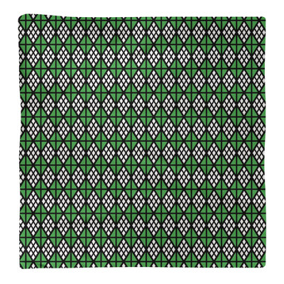 Serviette en coton diamants