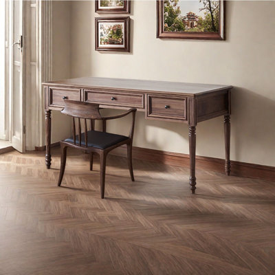 American style retro desk and chair set